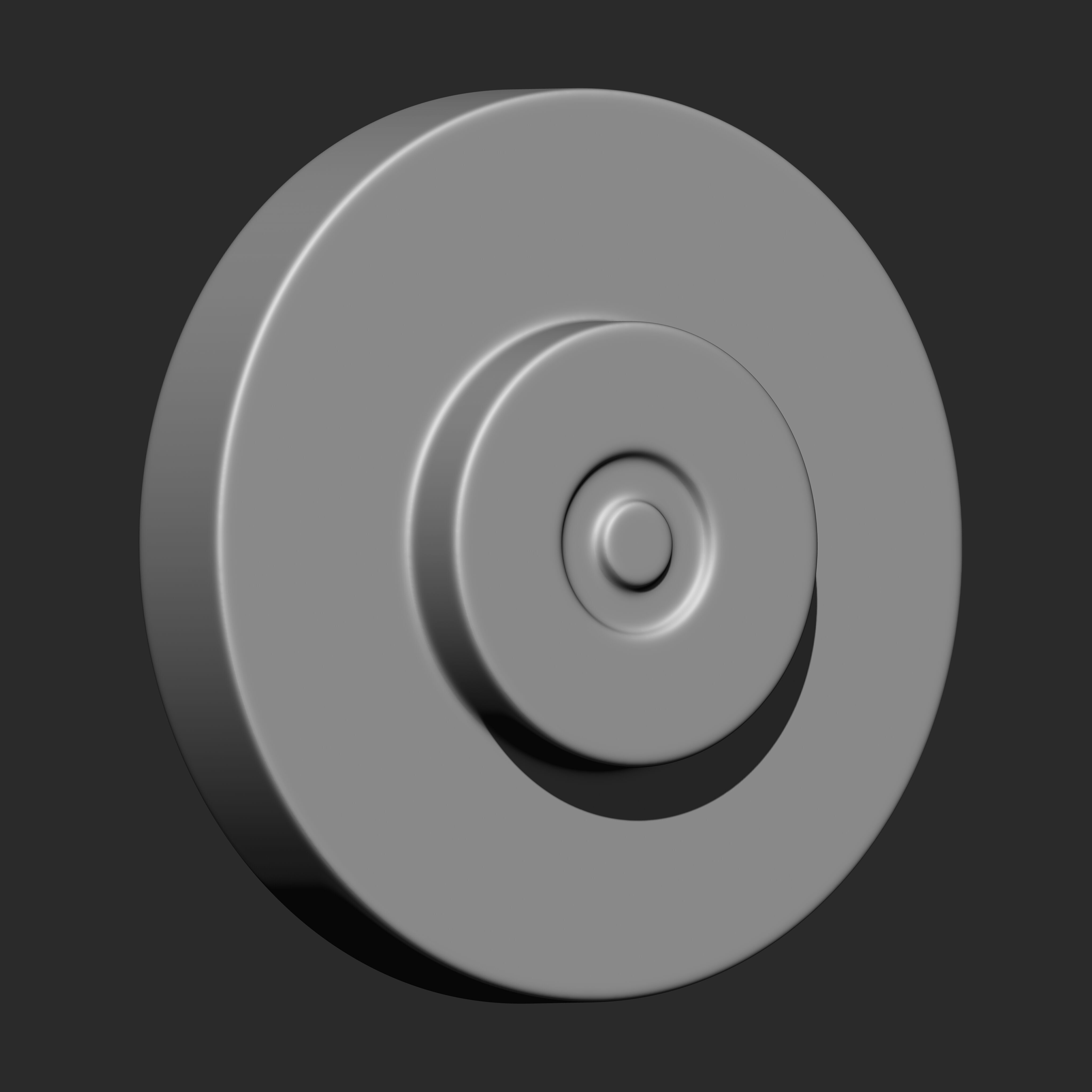 Buttons Collection IMM Brush Pack 14 in One VOL 6 3D model_4