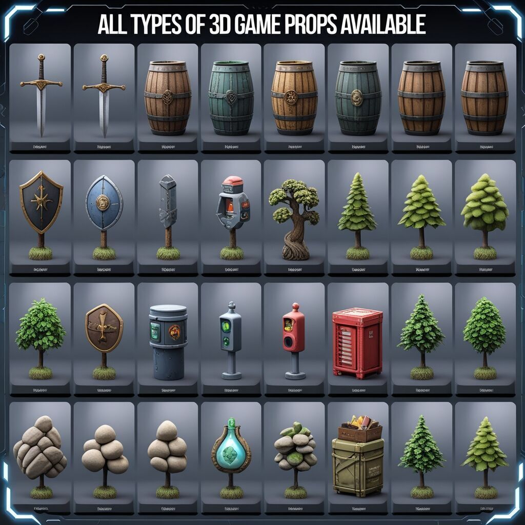 decorative medieval shield 3D model_17