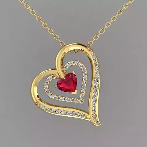 Heart Pendant Necklaces