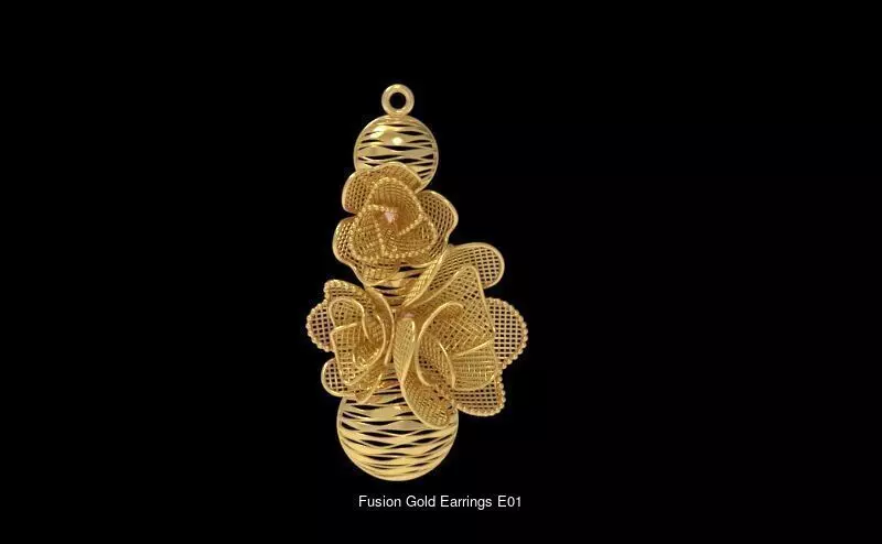 Fusion Gold Earrings EAE Collection _0