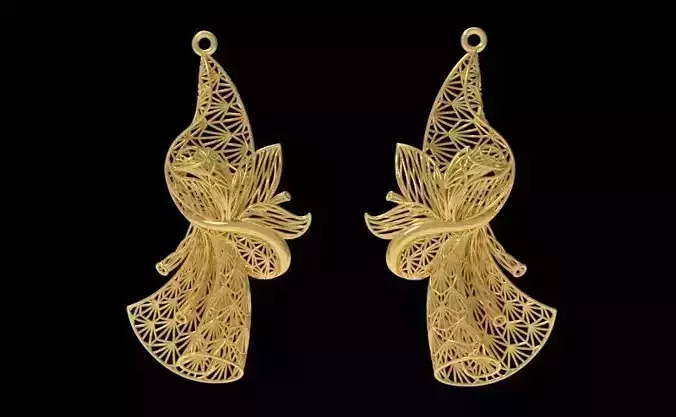 Fusion Gold Earrings F01