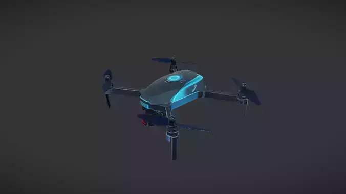 Quadcopter drone with camera