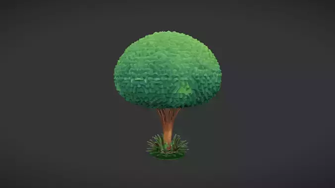 lush tree with green foliage