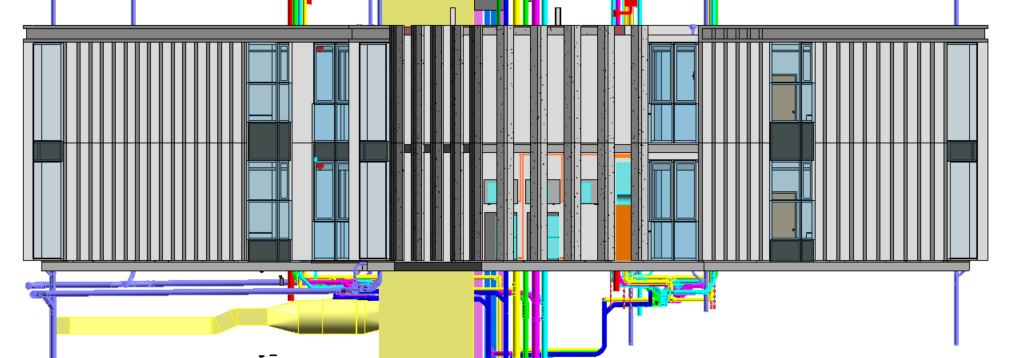 Revit MEP All System with unit floorplate Project Model   3D model_4