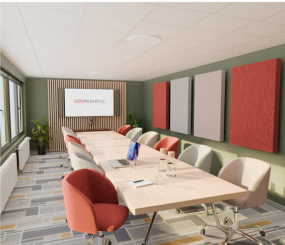 Meeting Room - Hybrid Free 3D model