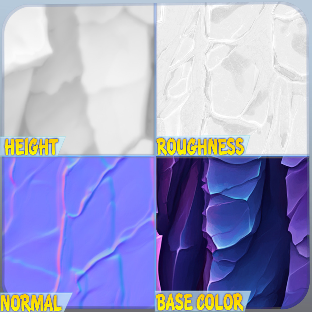 Stylized Stone Seamless Texture Texture_1