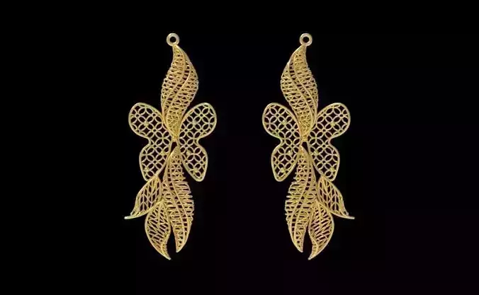 Fusion Gold Earrings F04