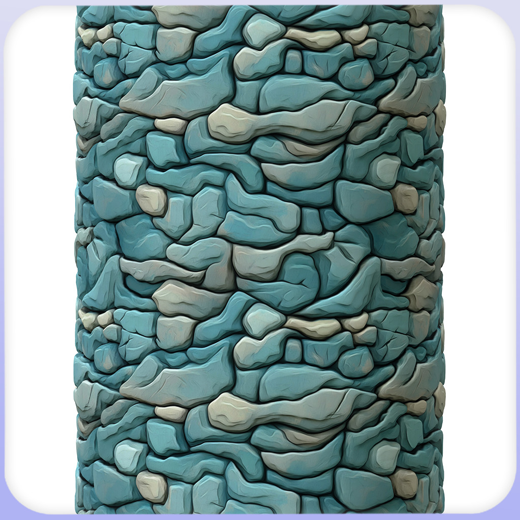 Stylized Stone Seamless Texture Texture_2