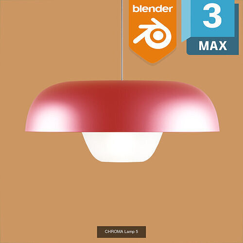 CHROME Lamps Collection 3D Model Pack 2