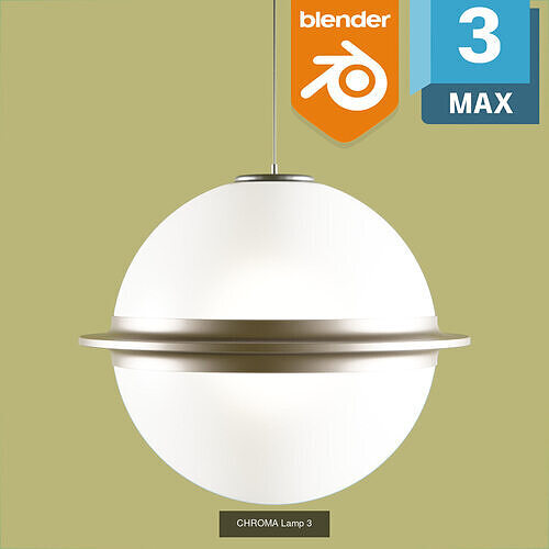 CHROME Lamps Collection 3D Model Pack 4