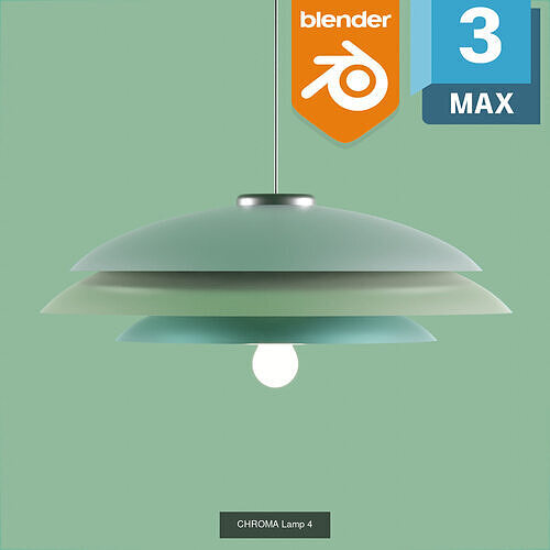 CHROME Lamps Collection 3D Model Pack 3