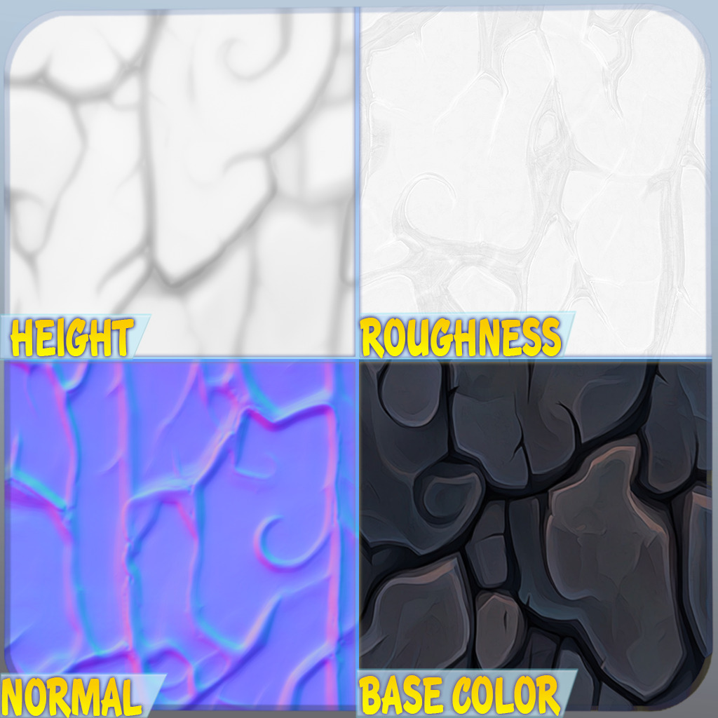 Stylized Stone Seamless Texture Texture_1