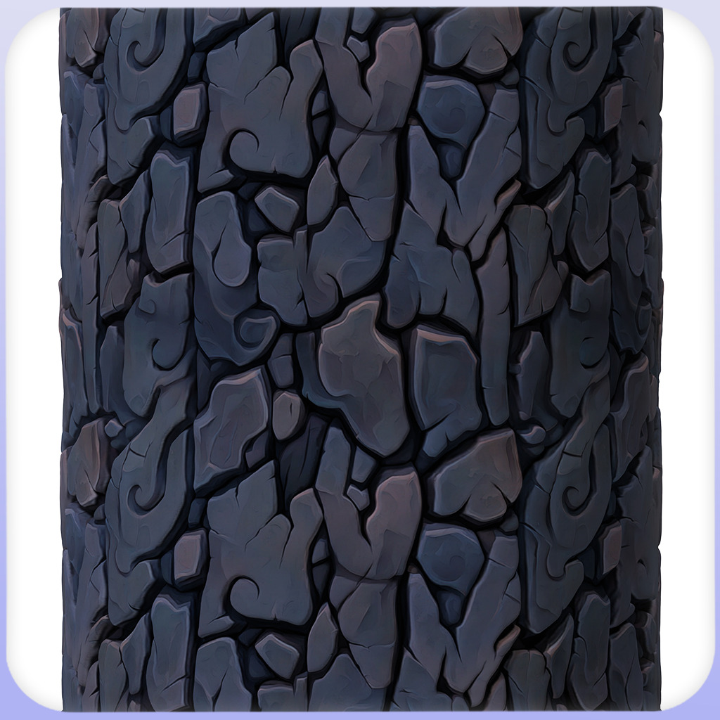 Stylized Stone Seamless Texture Texture_3