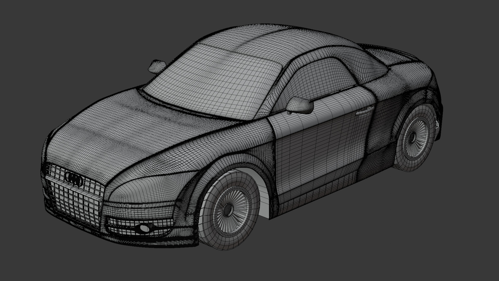 Audi TT printable 3D print model_3