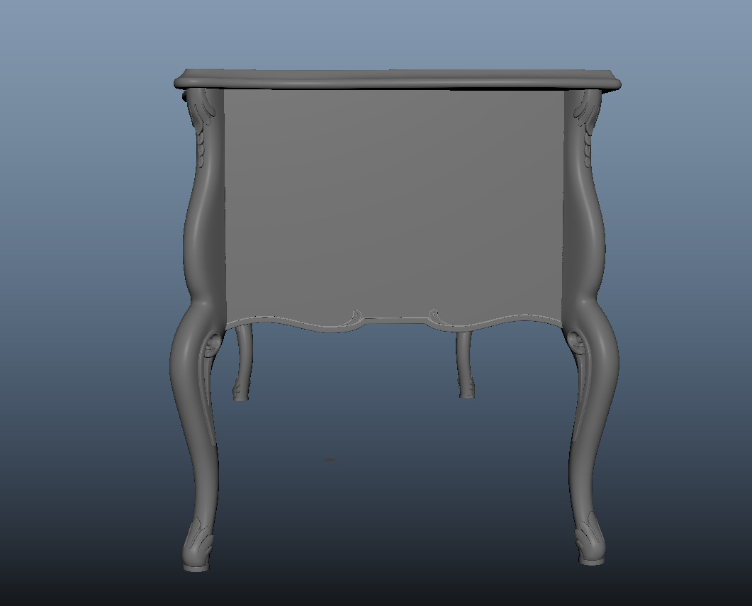 Giorgio Casa Table Low-poly 3D model_1