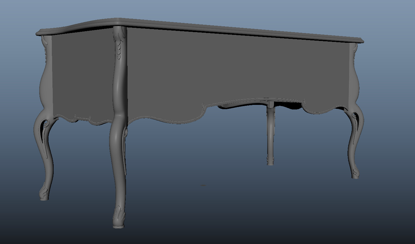 Giorgio Casa Table Low-poly 3D model_2