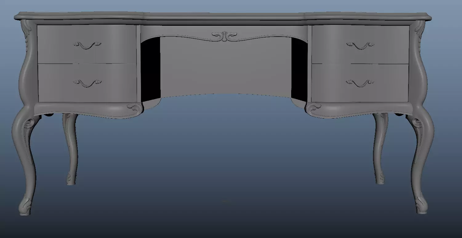 Giorgio Casa Table Low-poly 3D model_0