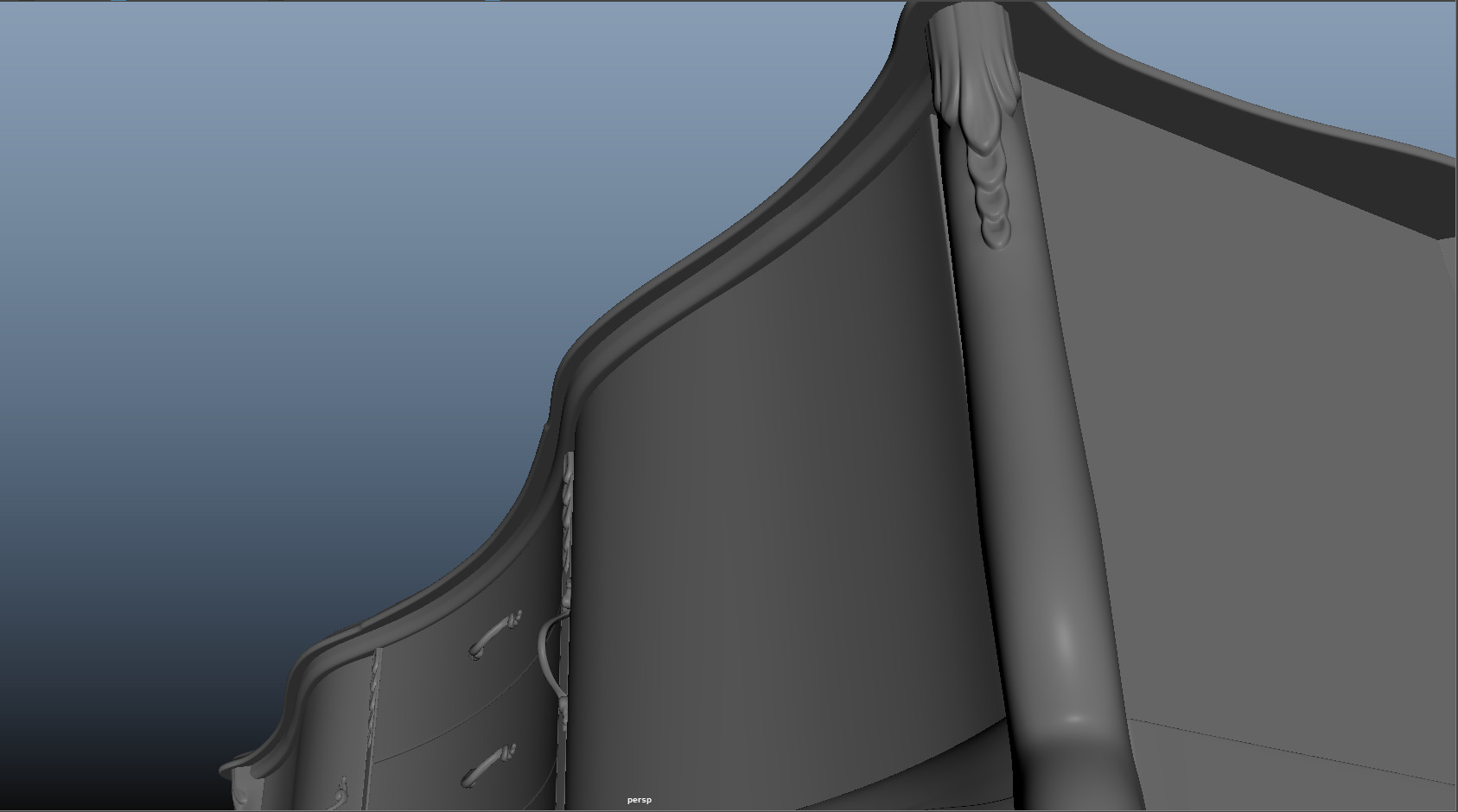 Giorgio Casa table Low-poly 3D model_2