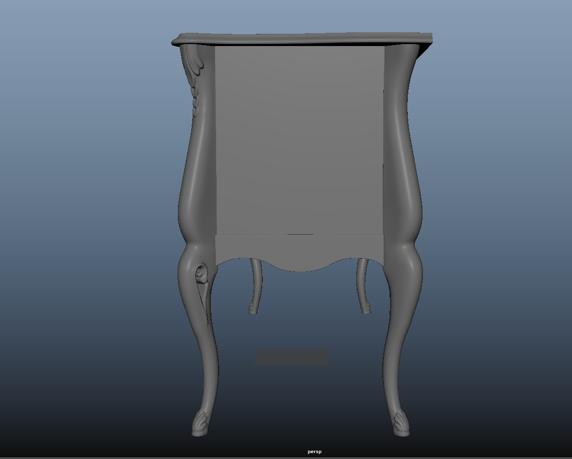 Giorgio Casa table Low-poly 3D model_1