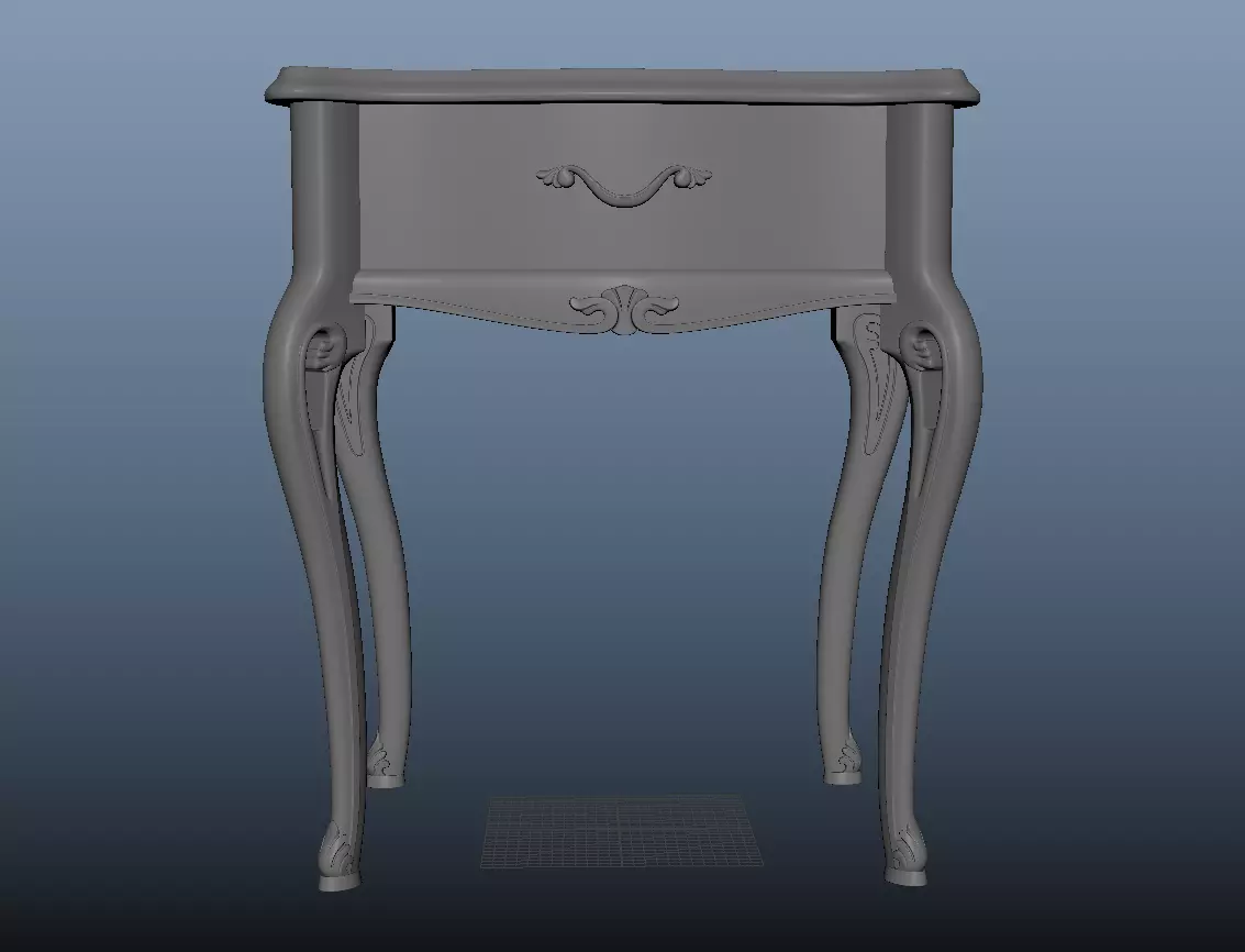 Giorgio Casa table Low-poly 3D model_0