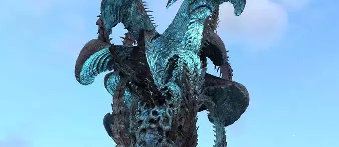 Alien Cliff Shroom Mushroom 4 3D model