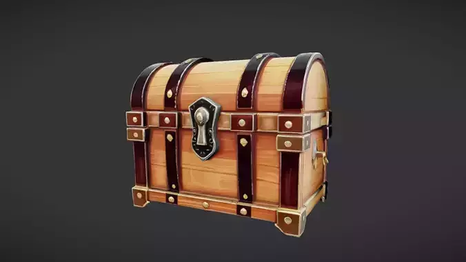 wooden treasure chest