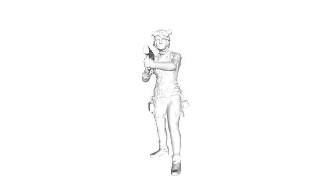 Printle VT Femme 486 P E 3D print model