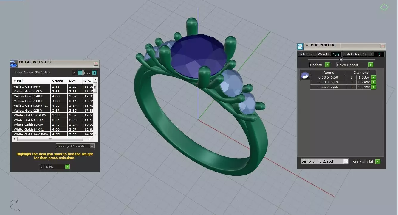 Engagement Wedding Ring 76 3D print model_6