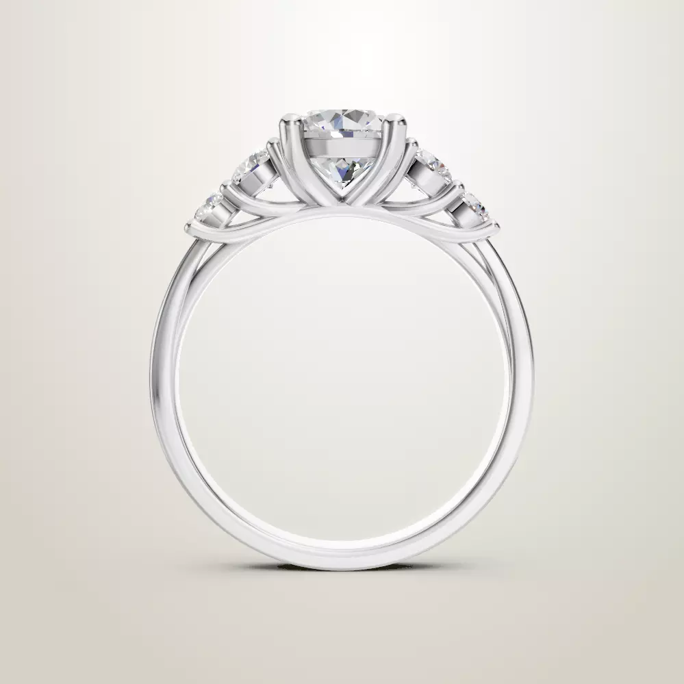 Engagement Wedding Ring 76 3D print model_2