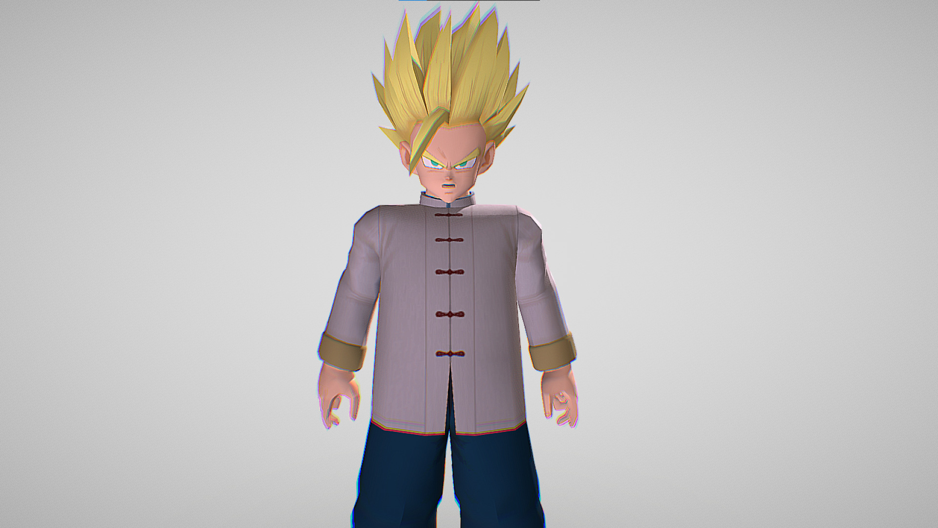 Teen Gohan - Dragon Ball Z - Budokai 3D model rigged | CGTrader