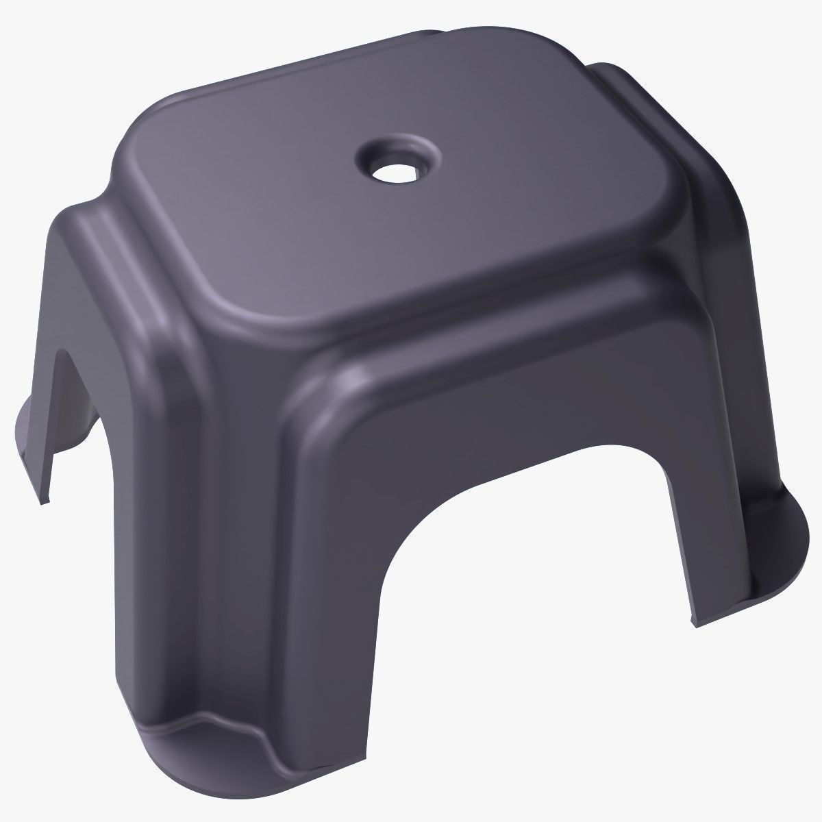 Stool Chair 3D print model_9