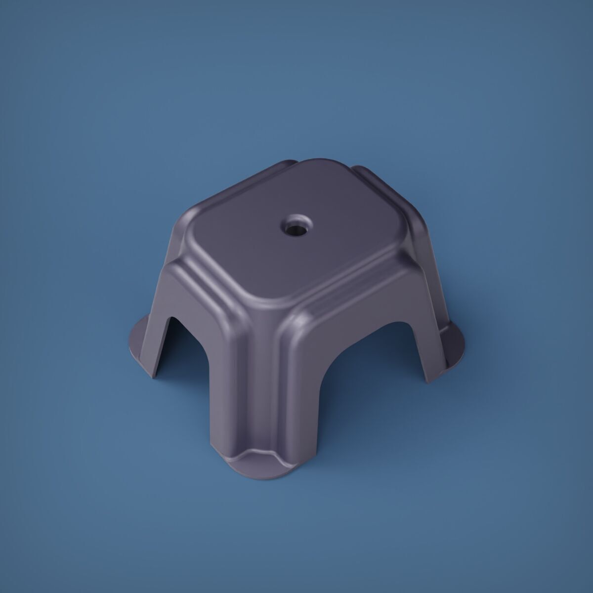Stool Chair 3D print model_2