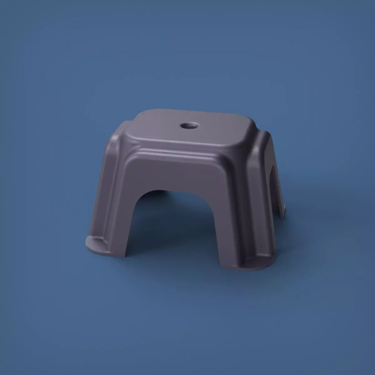 Stool Chair 3D print model_0