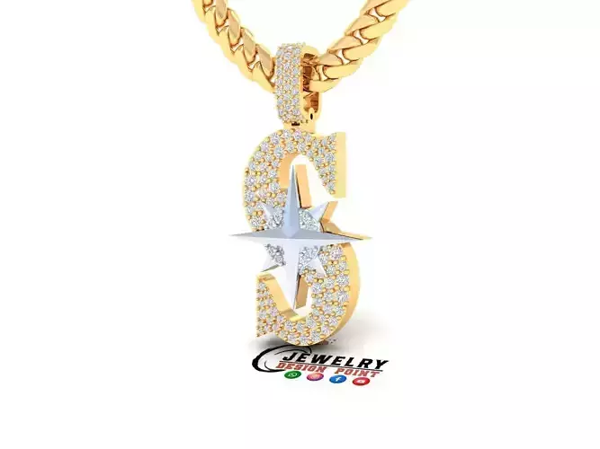 Custom Seattle Mariners Diamond Pendant - Base Ball Team