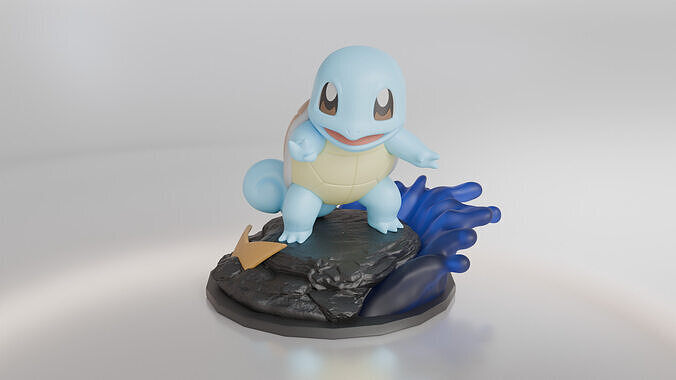 3D Printable Squirtle Pokemon 3D print model