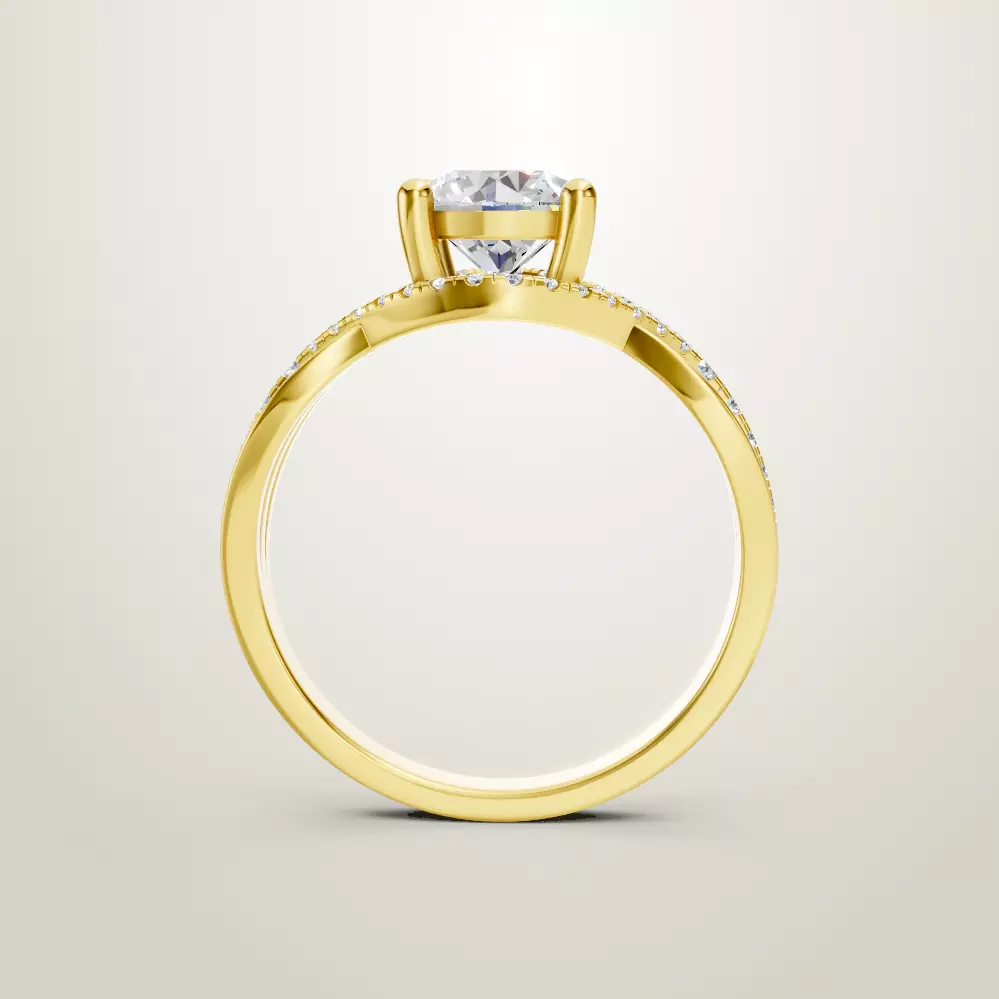 Engagement Wedding Ring 70 3D print model_1