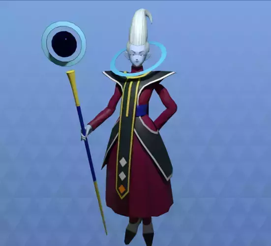 Angel Whis - Dragon Ball Super - Dragon Ball Legends Low-poly 3D model