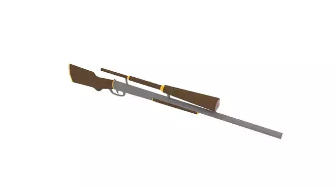Low Poly Western Sniper