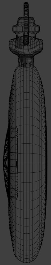 4K High Polly Vintage Pocket Watch 3D model_8