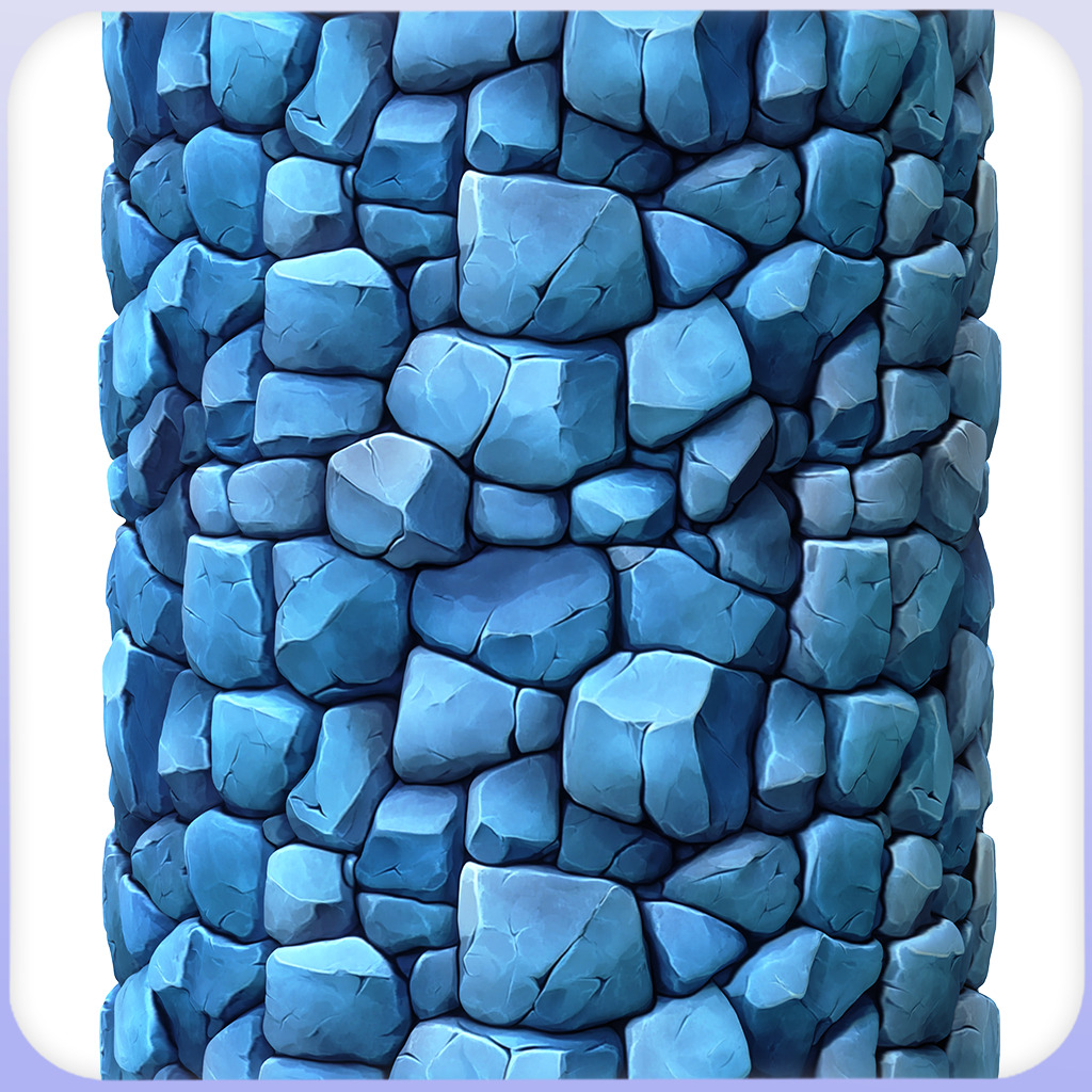 Stylized Stone Seamless Texture Texture_2