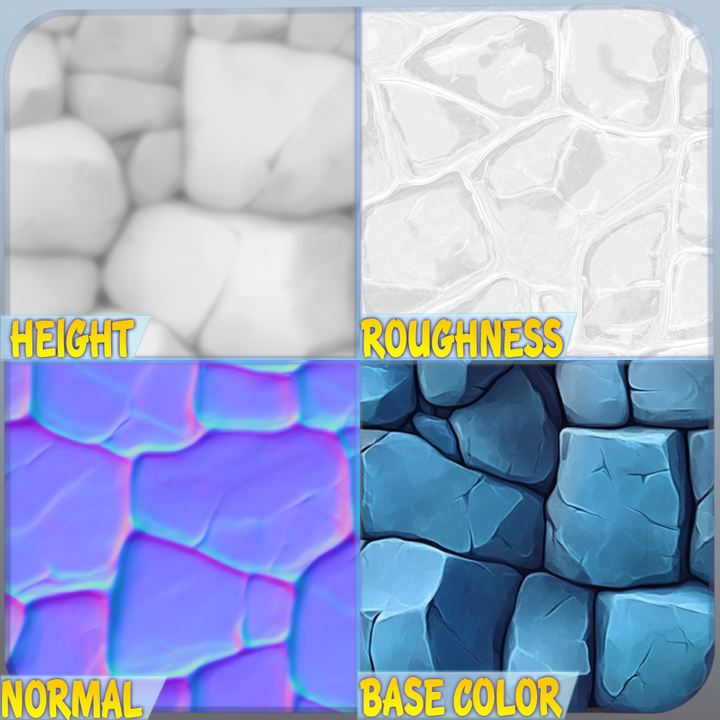Stylized Stone Seamless Texture Texture_1