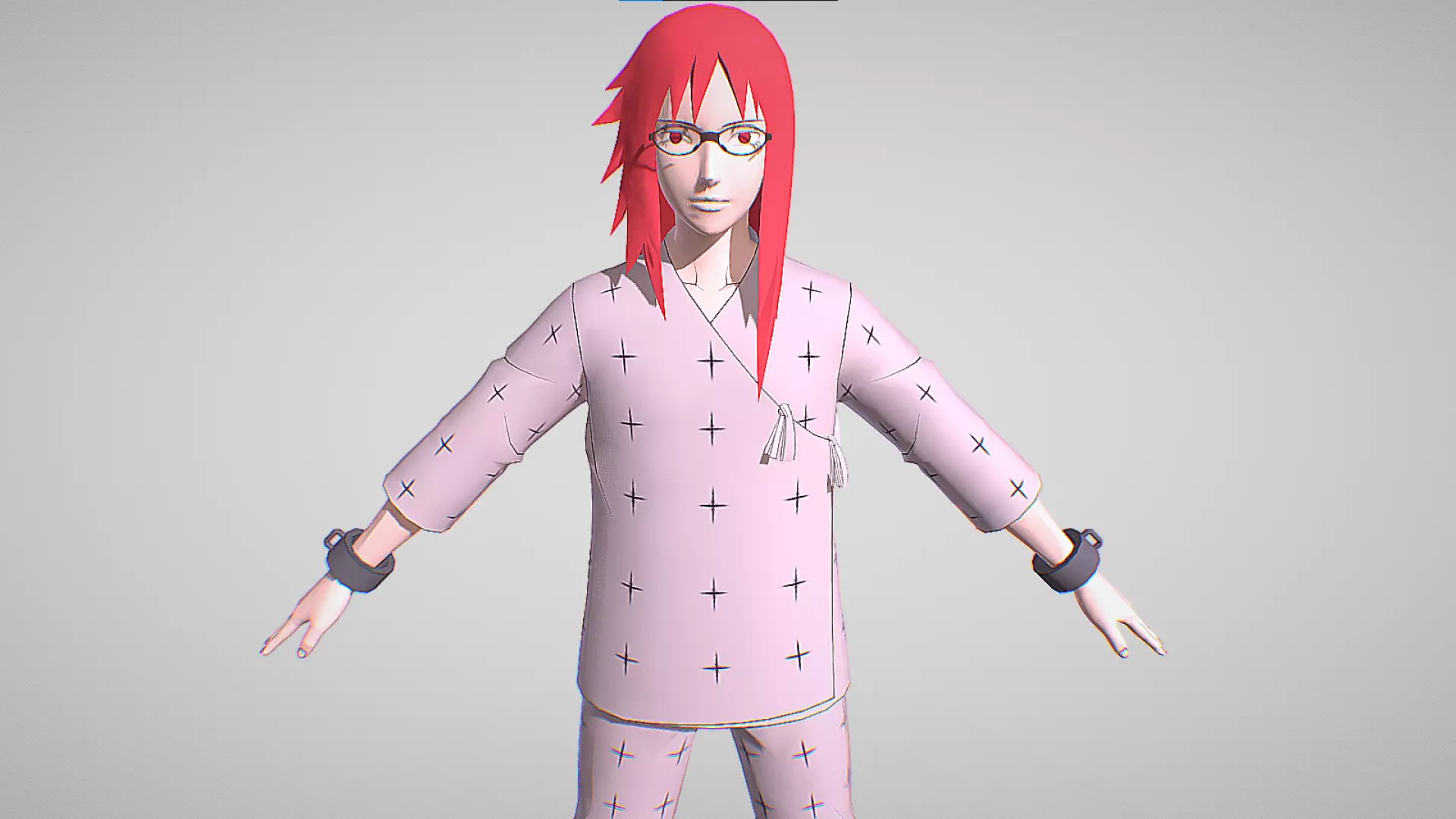 Karin Uzumaki Prisoner - Naruto Shippuden - Ultimate Ninja Storm Low-poly 3D model