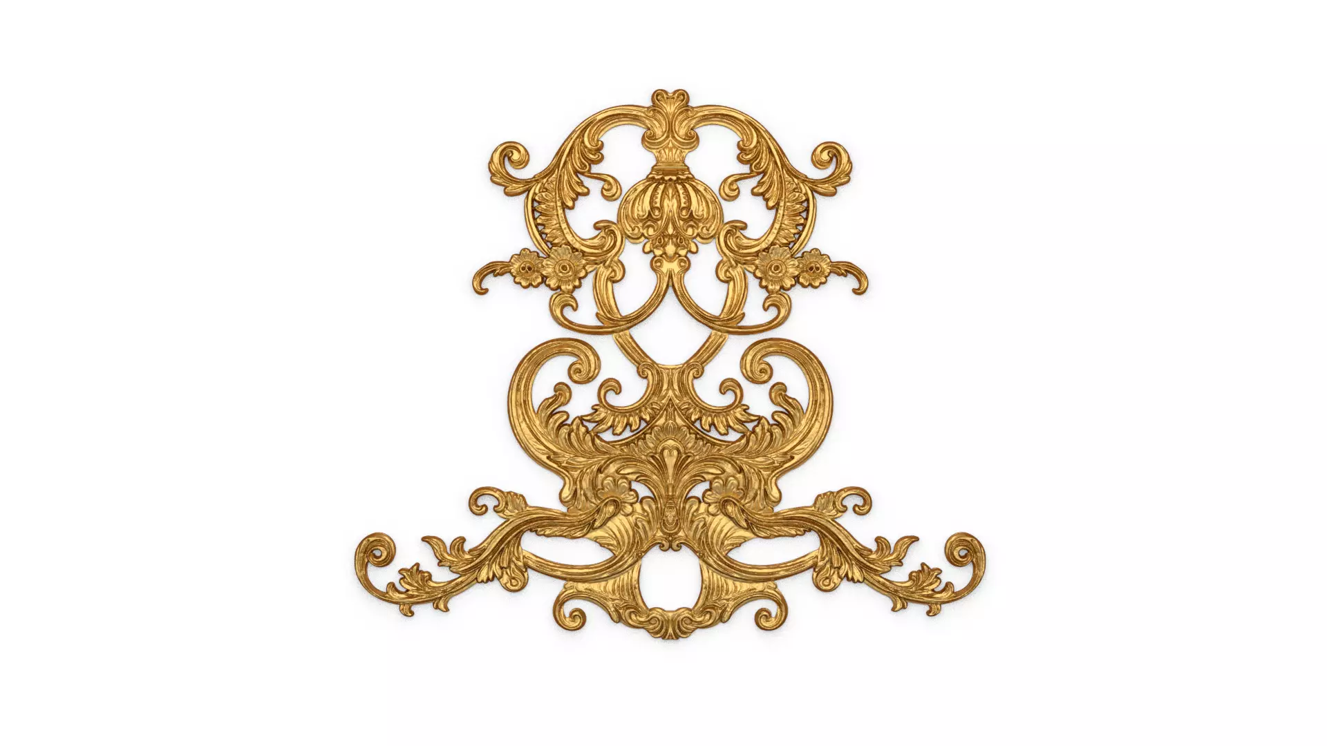 Classic decor ornament carved 63 3D model_0