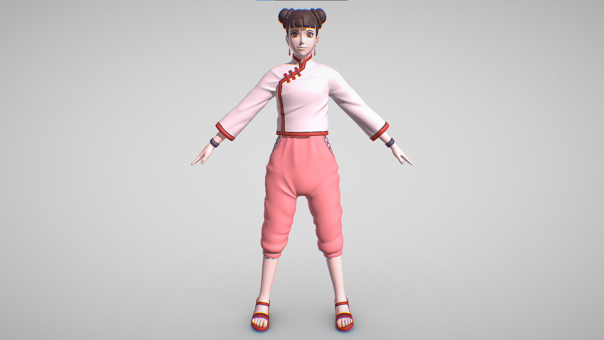 Tenten - Naruto To Boruto - Shinobi Striker 3D model_1