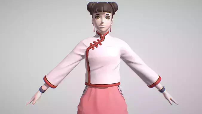 Tenten - Naruto To Boruto - Shinobi Striker 3D model