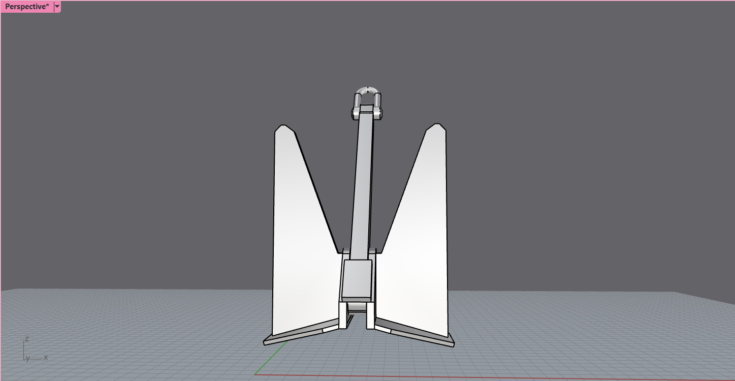 Pool Anchor 3D model_9