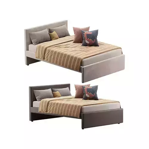 Upholstered bed frame