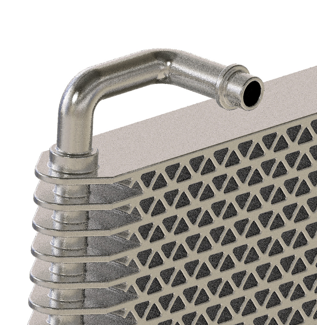 Premium Car Ac Evaporator 3D print model_4