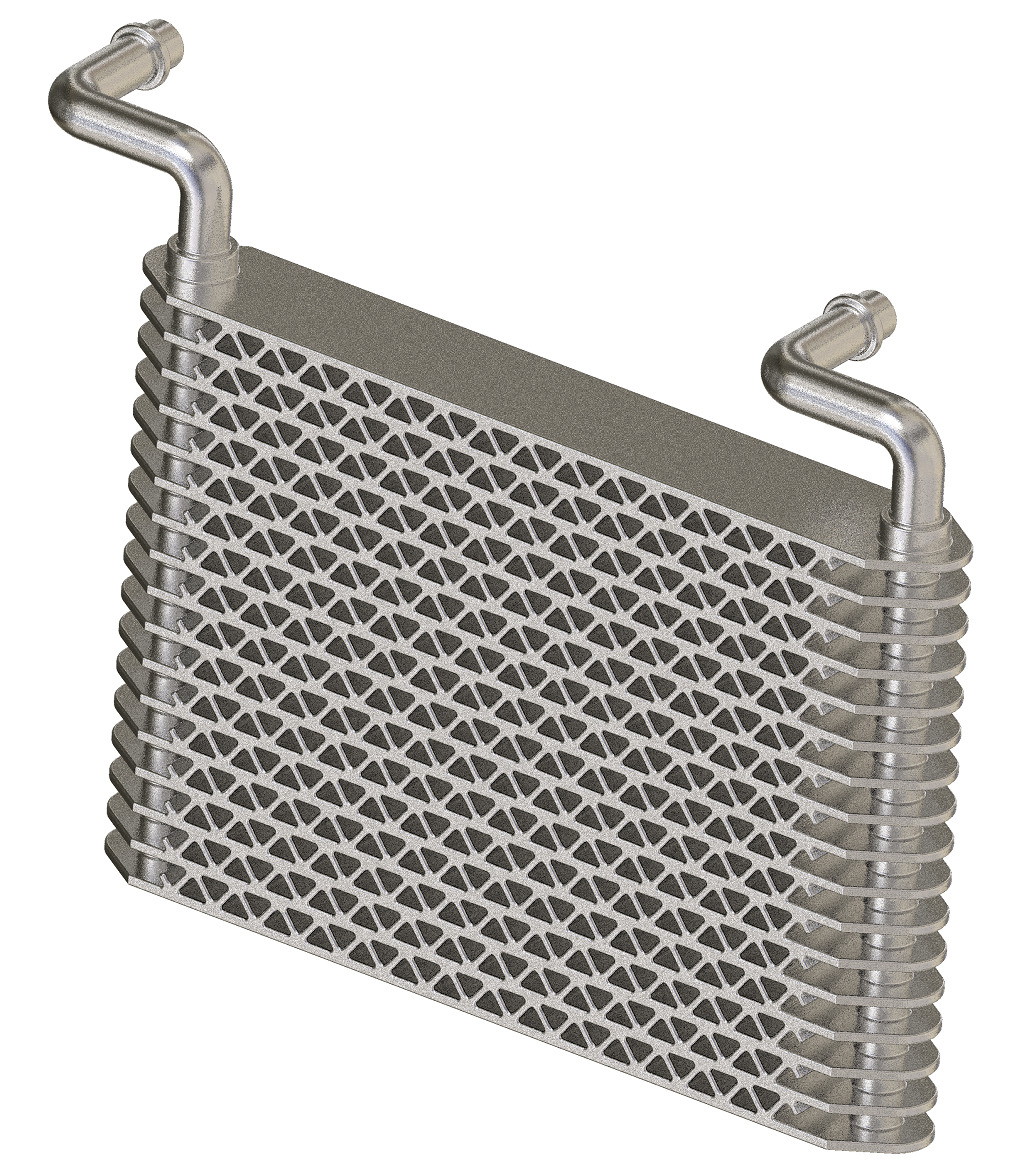 Premium Car Ac Evaporator 3D print model_3