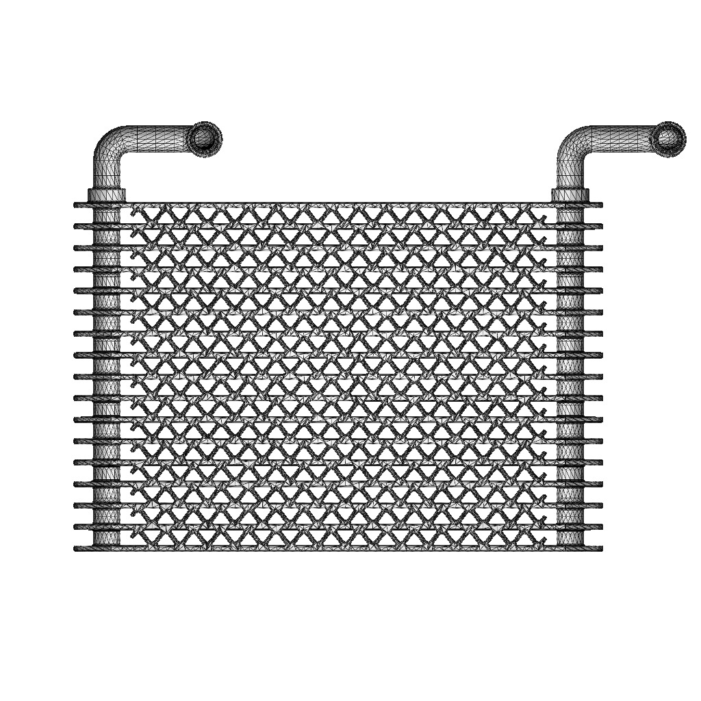 Premium Car Ac Evaporator 3D print model_6